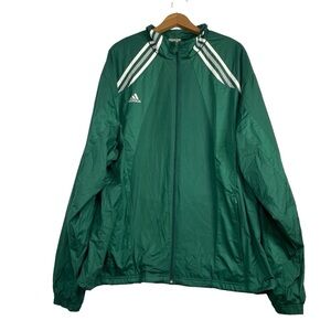 Adidas 2005 Green Track Windbreaker Jacket